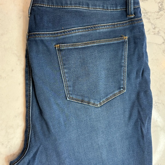 Chico’s sz 1 Platinum Jegging sz 12 Dark Wash High Rise Skinny Jean Pants Women - Picture 9 of 10